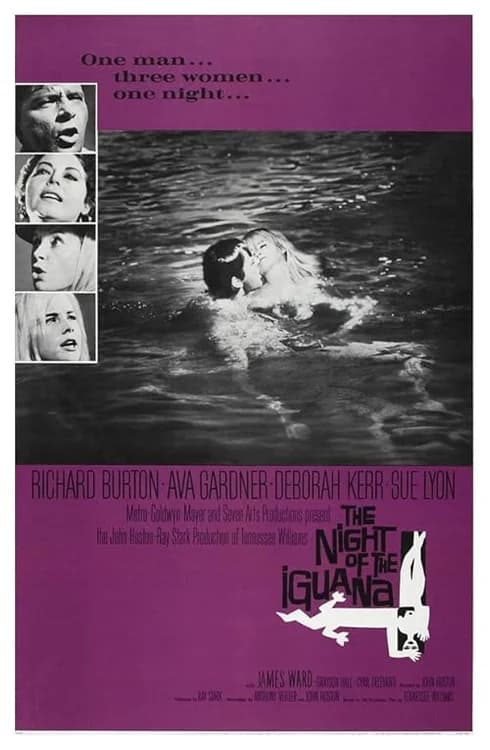 The Night of the Iguana film posteri